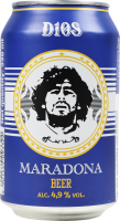 Пиво Maradona Lager світле з/б