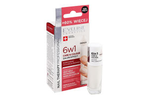 Сироватка д/нігтів Nail Therapy Professional 6в1 Care&Colour French 8мл Eveline