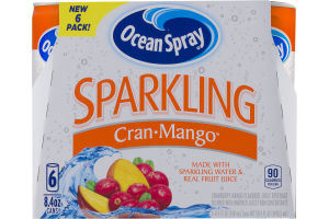 Ocean Spray Sparkling Cran-Mango - 6 CT