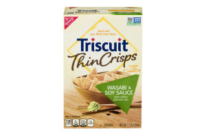 Triscuit Thin Crisps Crackers Wasabi & Soy Sauce