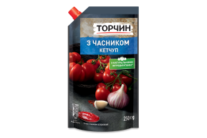 Кетчуп пастеризованный С чесноком Торчин д/п 250г