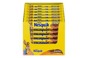 Вафлі у молочному шоколаді з какао Nesquik м/у 2х13г