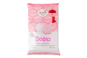 Зефір Біло-рожевий Жако м/у 350г