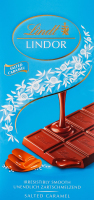 Шоколад молочный с соленой карамелью Lindt к/у 100г