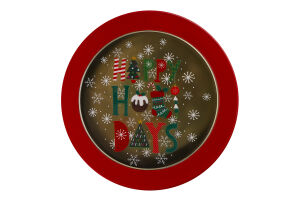 Коробка Щасливих свят металева 19,8*6,2см 985702