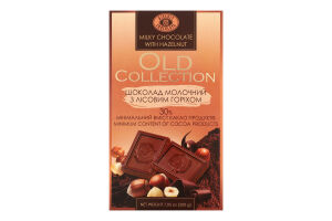 Шоколад горький с лесным орехом Old collection ХБФ к/у 200г