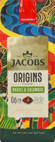 Кофе натуральный жареный молотый Brazil&Colombia Origins Jacobs м/у 200г