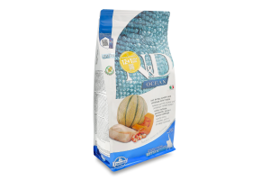 Корм д/котів N&D з тріскою креветкою гaрбузом та динею сухий 1,5кг Farmina