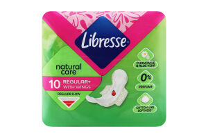 Прокладки гигиенические Normal Ultra Natural Care Libresse 10шт