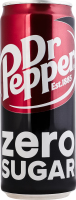 Напій безалкогольний сильногазований Zero sugar Dr Pepper з/б 330мл