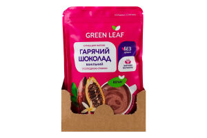 Суміш для напою з солодкою стевією Гарячий шоколад ванільний Green Leaf д/п 150г