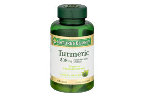 Nature's Bounty Turmeric Capsules - 45 CT