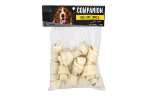 Companion Dog Chew Beefhide Bones - 8 CT