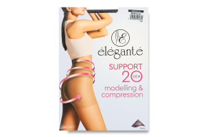 Колготки жіночі Elegante Support Modelling&Compression 20den 3 nero