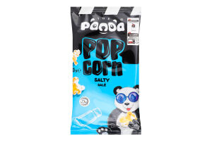 Попкорн д/мікрохвильової печі з сіллю 100г Солодка Панда