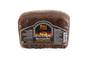 Хлеб нарезной формовой Цельнозерновой с семенами подсолнечника Riga Хліб м/у 480г