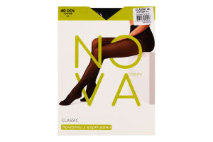 Колготки жіночі Nova Classic 40 чорний р.4