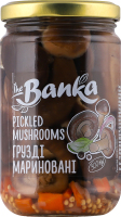Грузди закусочные с сахаром и подсластителем маринованные стерилизованные the Banka с/б 300г