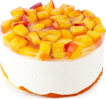 Торт Персиковий 13 см ваг