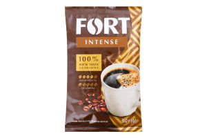 Кофе натуральный жареный молотый Intense Fort м/у 90г