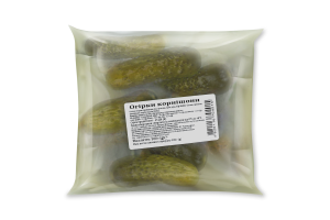 Огірки корнішони Чудова марка м/у 500г