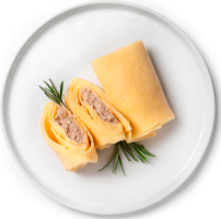 Блинчики с мясом  