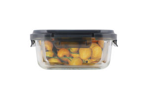 Контейнер для зберігання з кришкою 1.2л 175х175х65мм №29-298-024 Artglas Krauff 1шт