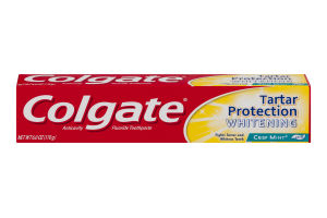 Colgate Tartar Protection Whitening Toothpaste Crisp Mint