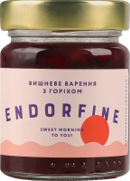 Варення вишневе з волоським горіхом стерилізоване Endorfine в/ґ с/б 234г