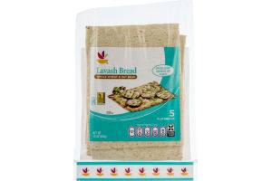 Ahold Lavash Bread Whole Wheat & Oat Bran - 5 CT