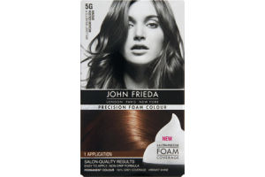 John Frieda Precision Foam Colour Brillant Brunette 5G Medium Golden Brown Permanent Colour