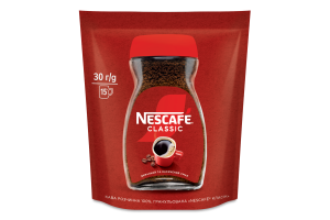 Кофе растворимый гранулированный Classic Nescafe д/п 30г