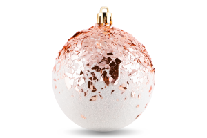 Прикраса ялинкова Куля Бите Скло 80мм 31366