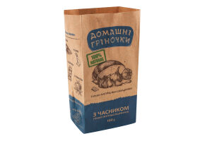 Гренки ржано-пшеничные с чесноком Домашні гріночки м/у 100г
