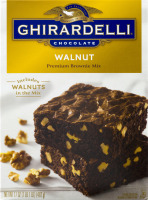 Ghirardelli Chocolate Walnut Premium Brownie Mix