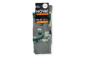 Шкарпетки чоловічі Nova Military пікселі р.29-31