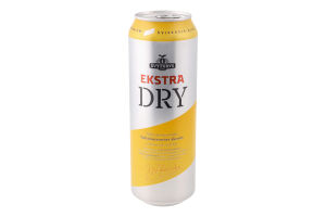 Пиво 568мл 5% светлое фильтрованное пастеризованное Ekstra dry Svyturys ж/б