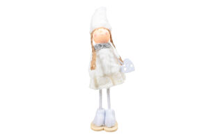 Прикраса декорат Лялька у пухнастому капелюсі асор