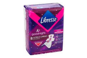Прокладки гигиенические Goodnight Extra Ultra Thin Libresse 8шт