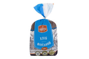 Хлеб нарезной из смеси ржаной и пшеничной муки формовой Финский Рум'янець м/у 400г