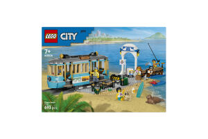 Конструктор для детей от 7лет №60506 Classic beach tram City Lego 693эл