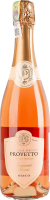 Вино 0.75л 10.5% розовое сухое Spumante Secco Rosato Provetto бут