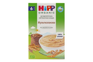 Каша безмолочна для дітей від 6міс Мультизлакова Organic Hipp к/у 200г