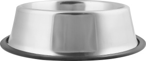 Миска д/собак 900мл метал на гумовій основі 23см Trixie