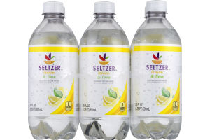 Ahold Seltzer Lemon & Lime - 6 CT