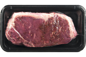 Beef Steak NY Strip Montreal Seasoned Fresh