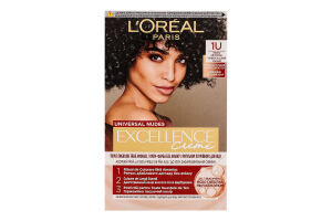 Крем-краска для волос без аммиака Excellence Creme №1U L'Oreal Paris 1шт