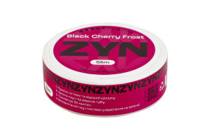 Подушечки никотиносодержащие бестабачные с подсластителем 13.5мг ZYN Slim Black Cherry Frost 20х0.7г