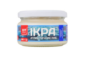 Икра атлантических рыб в белом соусе классическая Хіт продукт с/б 160г