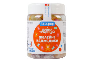 Міні-ведмедики желейні Lol&Pop п/б 200г